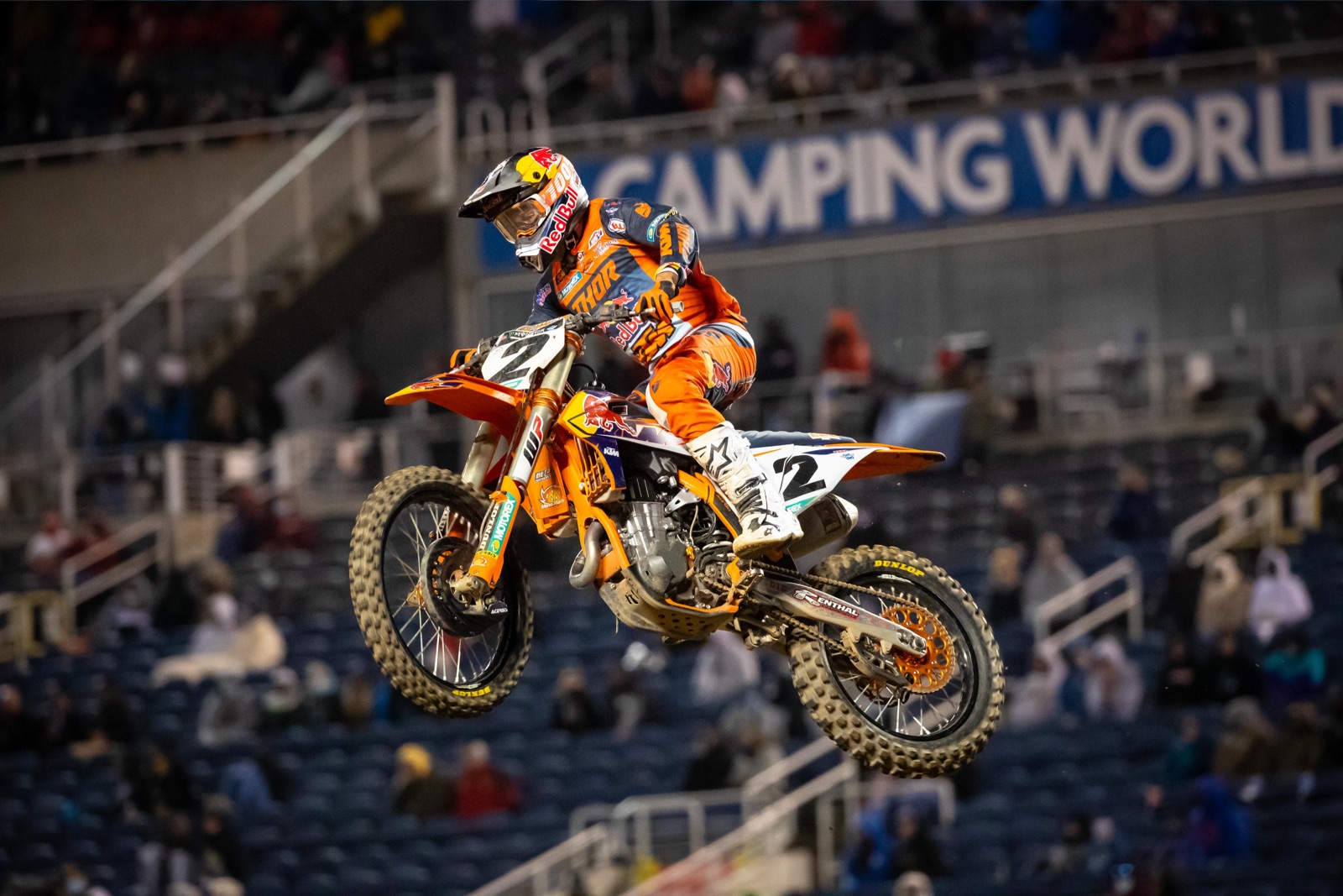 Cooper Webb's speed and determination nabbed him another win  