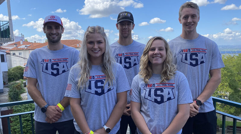 The U.S. team at the 2021 FIM Trial des Nations