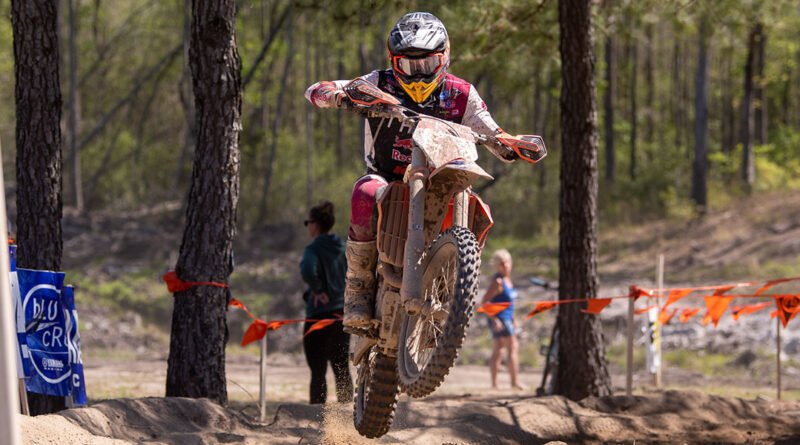 Ben Kelley making a jump at FMF Camp Coker Bullet | Credit: Ken Hill