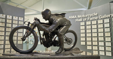 AMA Motorcycle Hall of Fame Glory Days Statue