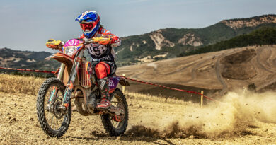 Brandy Richards riding at 2021 ISDE