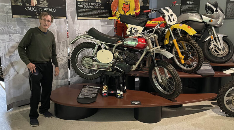 Russ Darnell visits AMA Motorcycle Hall of Fame Museum