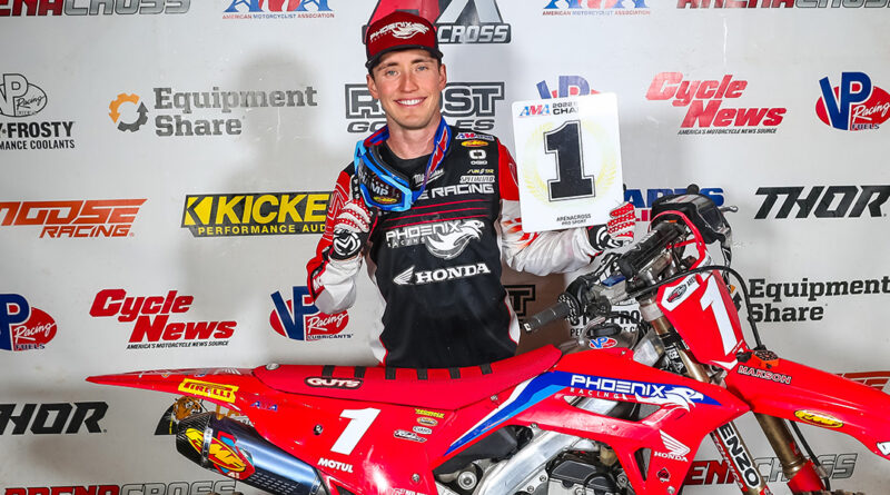 2022 AMA Arenacross Champion Kyle Peters