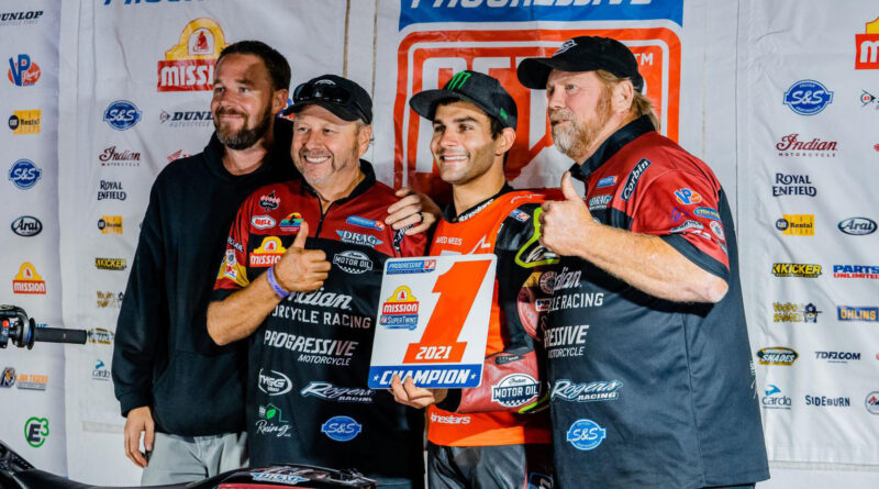 American Flat Track 2021 AMA Grand National Champion Jared Mees